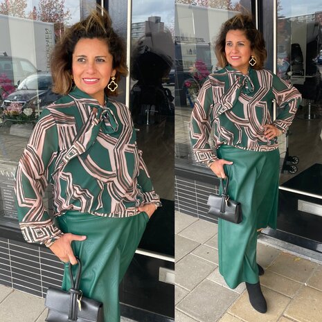 Saartje blouse - gucci groen