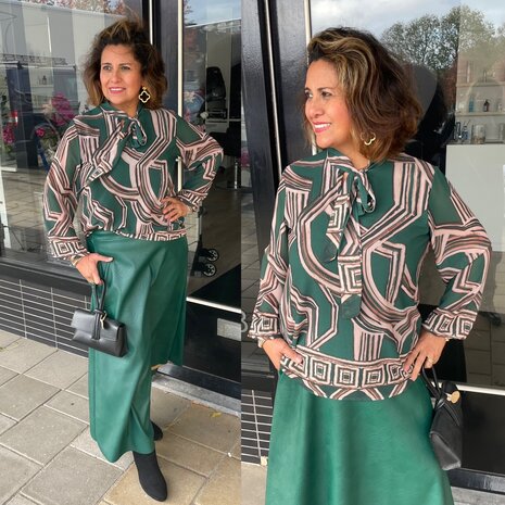Saartje blouse - gucci groen