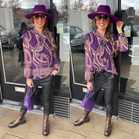 Saartje blouse - paars