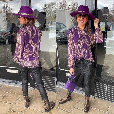 Saartje blouse - paars