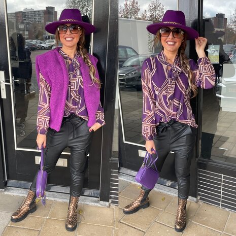 Saartje blouse - paars
