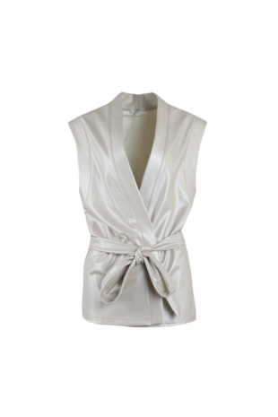 65. C&S Venja gilet licht goud