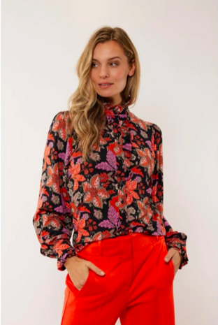 G Maxx Blouse bette zwart poppy