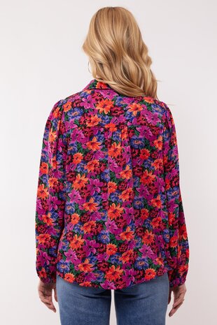 C&S Chartity top black/colormix