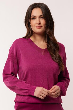 25. C&S Claudy trui raspberry