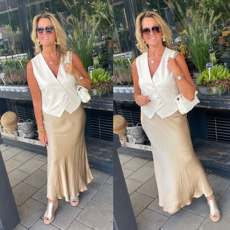 Gia SILK rok - goud