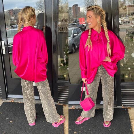 27. Sinna strik blouse fuschia