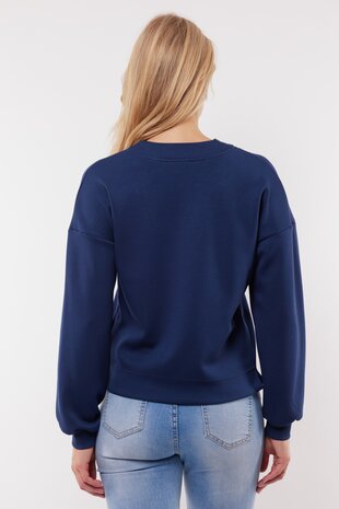 C&S Lilliane top navy blue