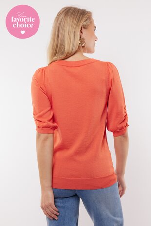 C&S Mirandy top spicy coral