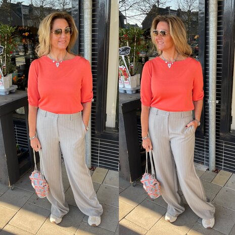 C&S Mirandy top spicy coral