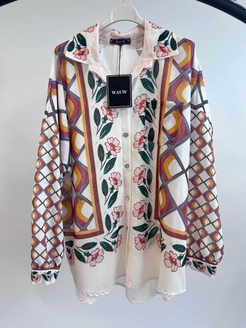 Blare katoen blouse