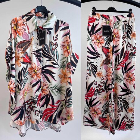 Kara print blouse