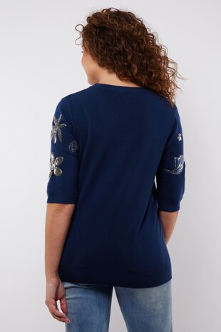 C&S Mylo sweater navy blue