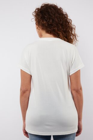 C&S Clementine top offwhite