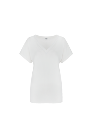 C&S Clementine top offwhite