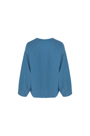C&S Simone jacket denim mid blue