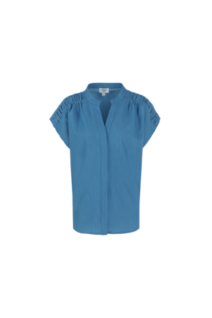 C&S Simona blouse denim mid blue
