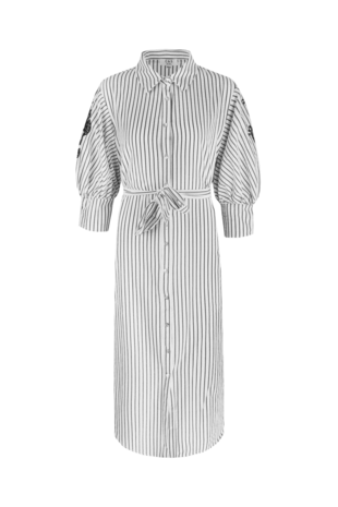 C&S Nantes dress offwhite/black