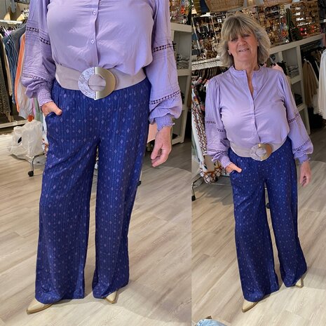 Fluresk Kat pants skipper blue/verbena