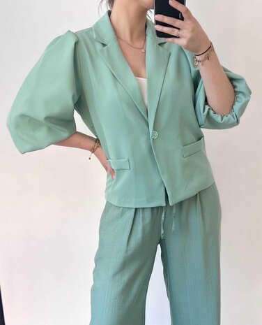 Marion blazer licht groen