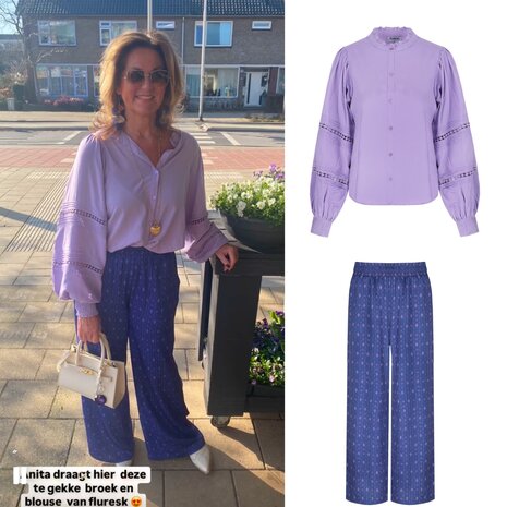 Fluresk Freesia blouse verbena