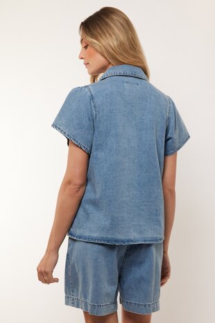 G Maxx Toni blouse denim light blue