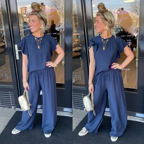 Tessa tweedelige set midnight blue