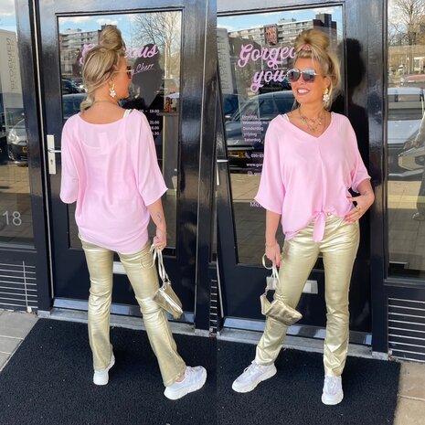 C&S Viona broek licht goud