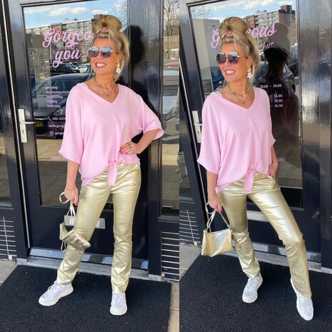 C&S Viona broek licht goud