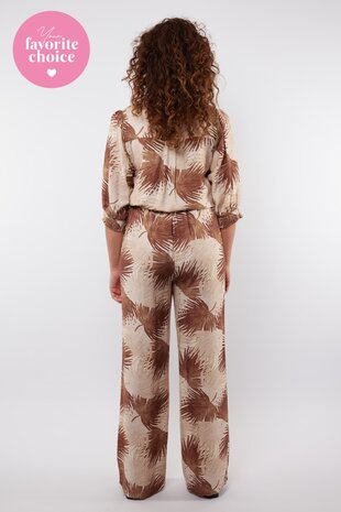 C&S Shannon pants offwhite/ tiger eye