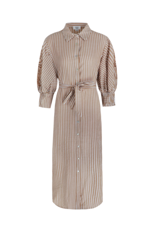 C&S Nantes dress offwhite/tiger eye