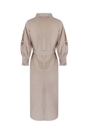 C&S Nantes dress offwhite/tiger eye