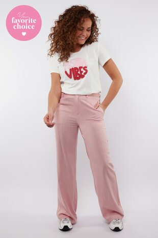 C&S Melun pants ballet pink