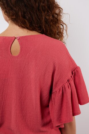 C&S Sam top slate rose