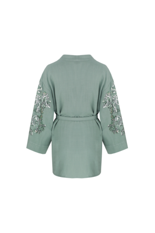 C&S Troyes jacket jade green