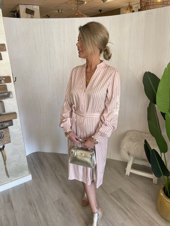 C&S Rennes dress ballet pink/sand