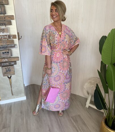 Marisa summer dress pastel tinten