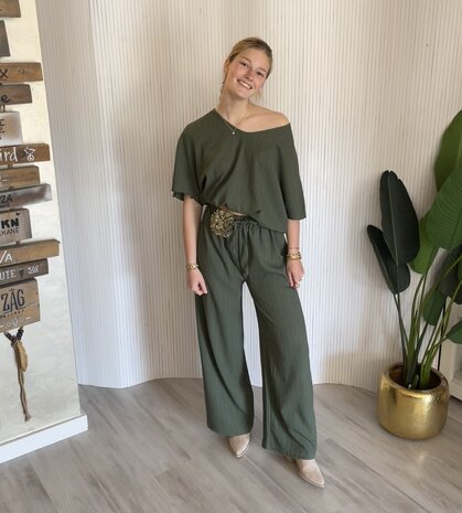Liva tweedelige set army