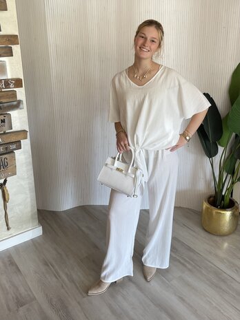 Liva tweedelige set offwhite