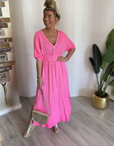 Taira jurk roze