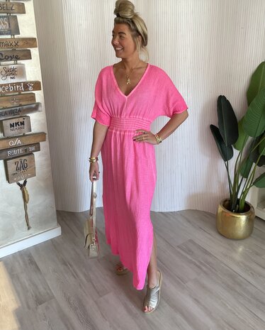 Taira jurk roze