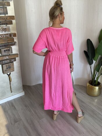 Taira jurk roze