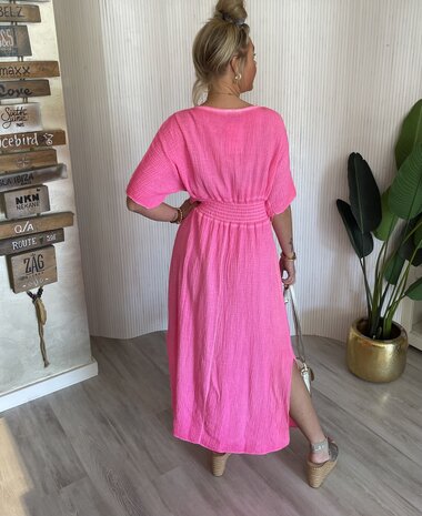 Taira jurk roze