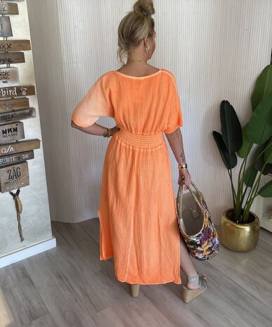 Taira jurk oranje