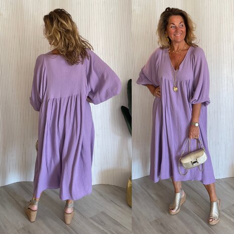 Zenna jurk lila
