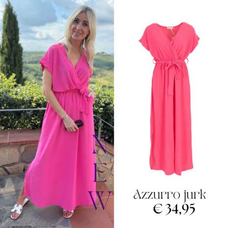 Azzurro Noami jurk roze