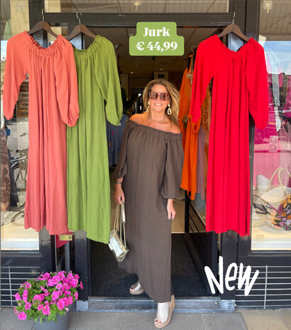Melanie dress rood