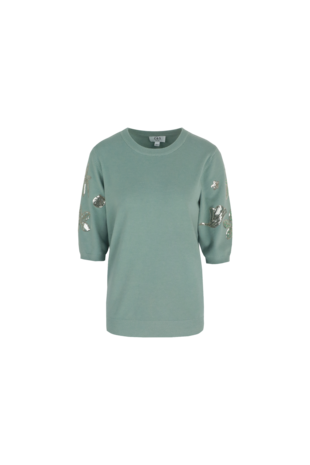 C&S Mylo sweater jade green