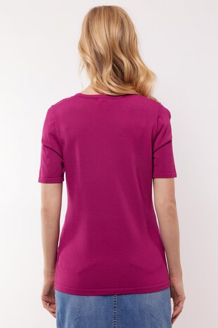 23. C&S Cyrina trui raspberry