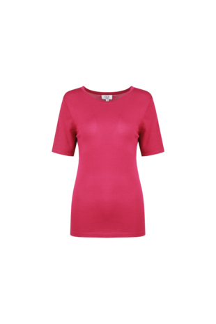 23. C&S Cyrina trui raspberry